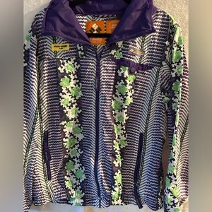 Columbia patterned zip up